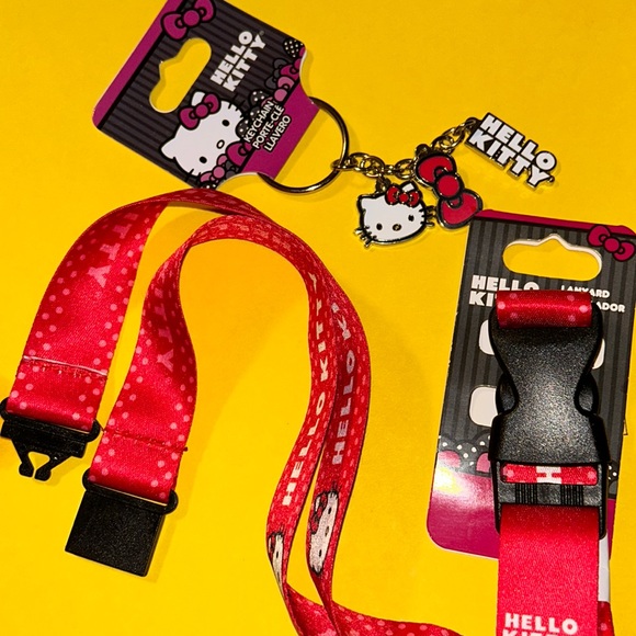 Hello Kitty Accessories - Hello Kitty Lanyard and Keychain lot New